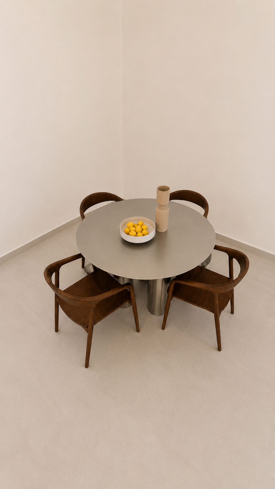 Steelo steel dining table